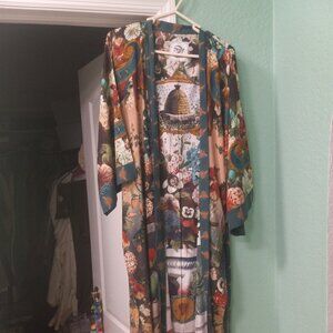 Market of Stars Stay Gold Full Length Opera Duster Robe